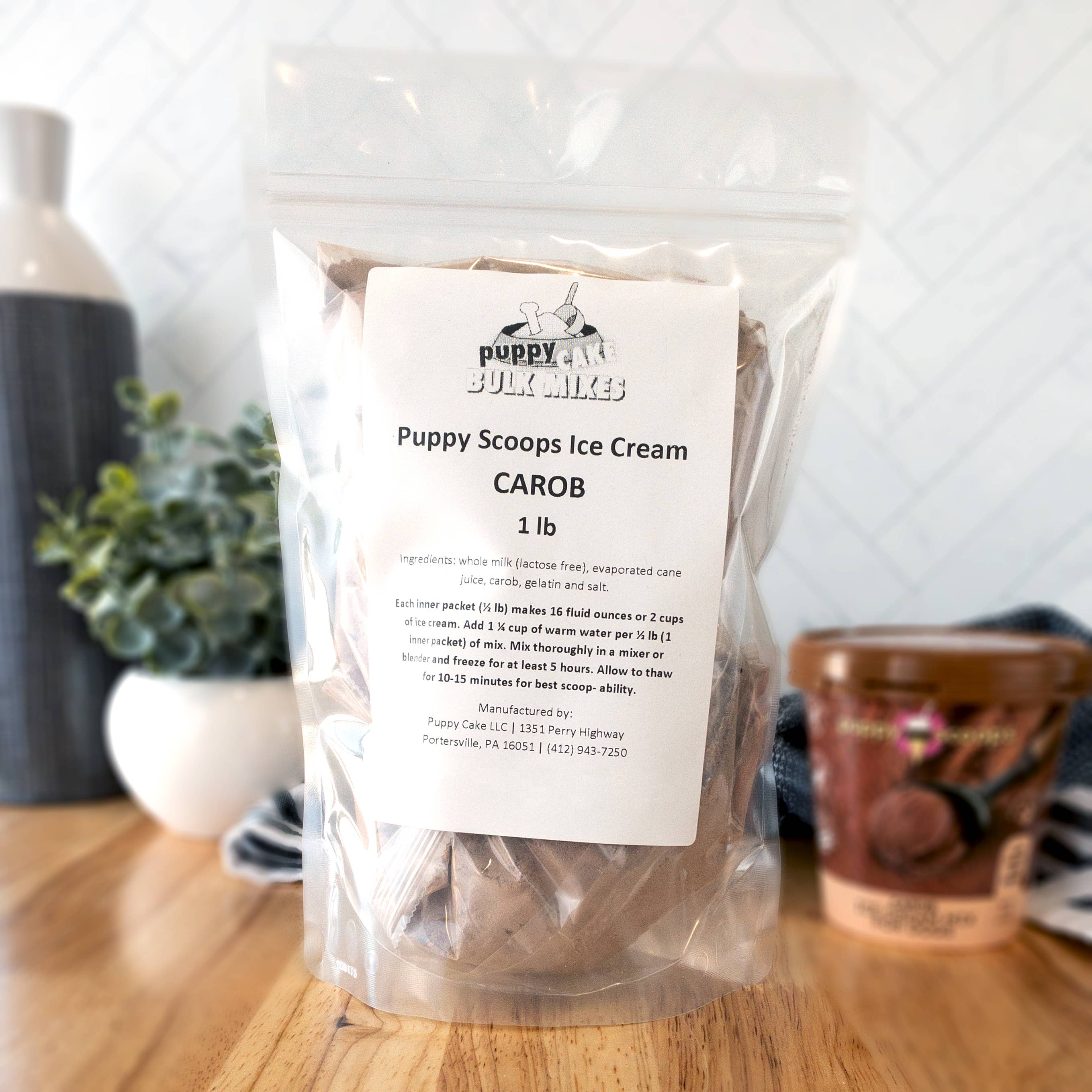 Puppy Cake LLC - Vente Friandises – chien - Mélange de crème glacée en vrac pour chiots — sac de 1 lb9