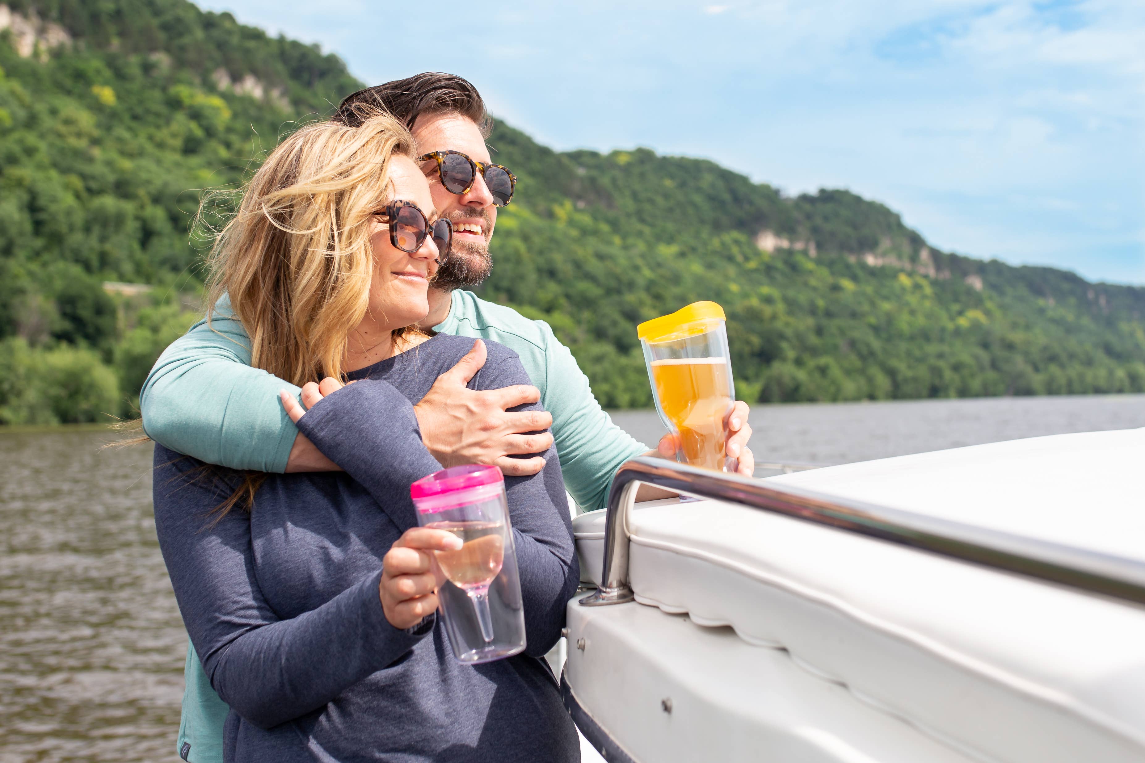 Vino2Go/Thermo-Steel - Wholesale Insulated Mug/Tumbler - 9 Oz. Vino2go® Tritan Case of 246