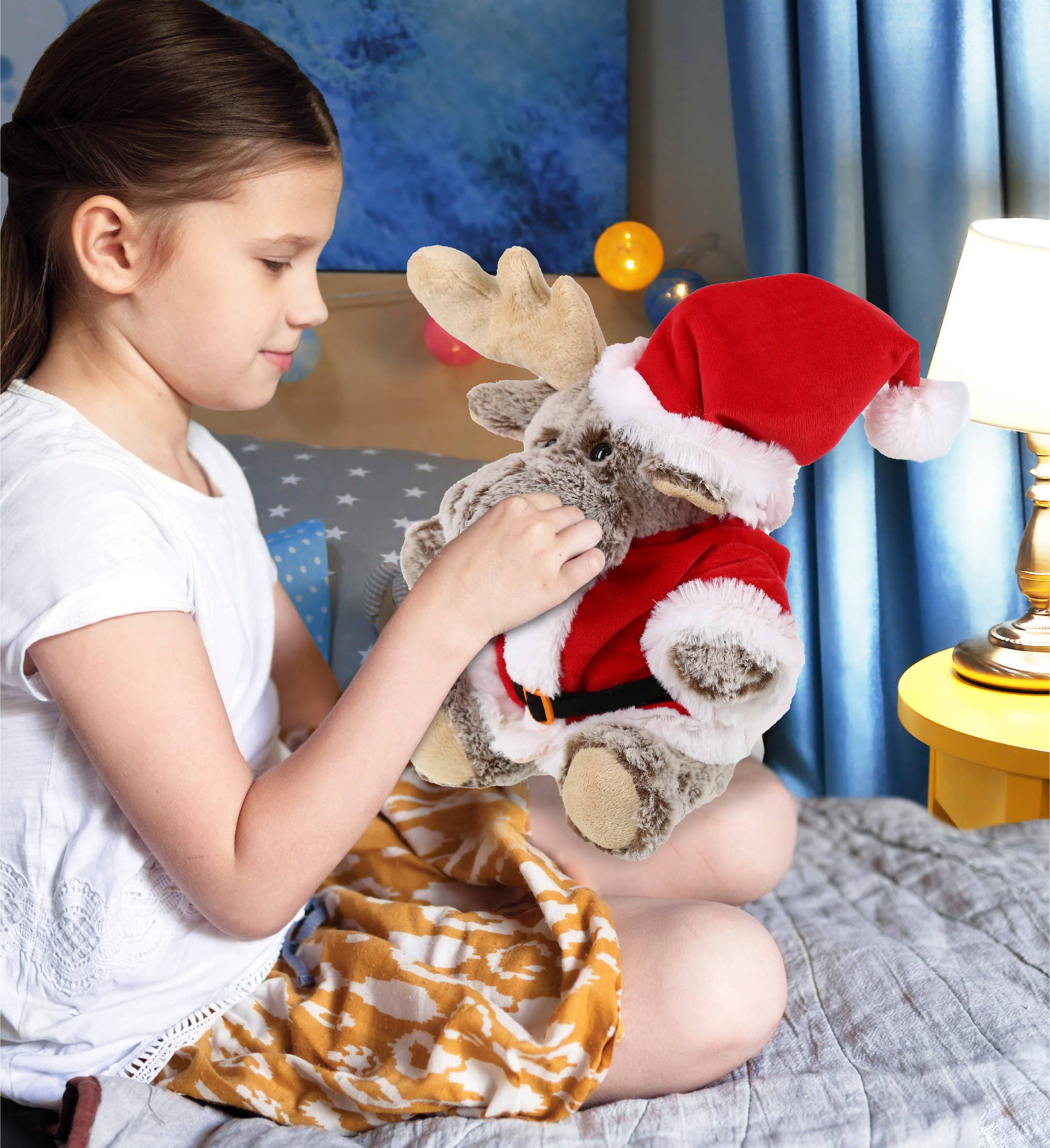 Cota Global - Wholesale Stuffed/Plush Toy - Kids & Baby - Plush Santa - Super-Soft Plush - Sitting Moose6