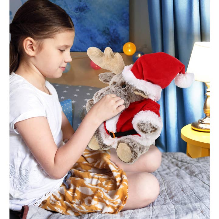 Cota Global - Wholesale Stuffed/Plush Toy - Kids & Baby - Plush Santa - Super-Soft Plush - Sitting Moose6