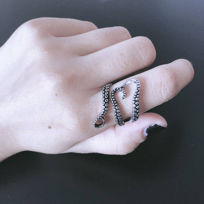 As Photo Octopus Tentacles Design Chic Ring for wholesale on Faire1