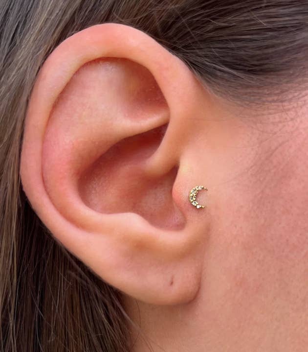 Modern Opus - Wholesale Single Earring - Baby Moon Piercing1