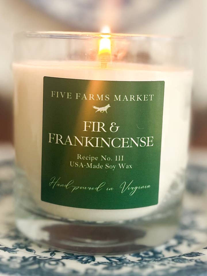 8 oz Geurkaars | Spar & Wierook voor wholesale door Lovely Lady Linens