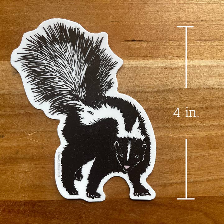 Skunk STICKER for wholesale by Lynn-oleum