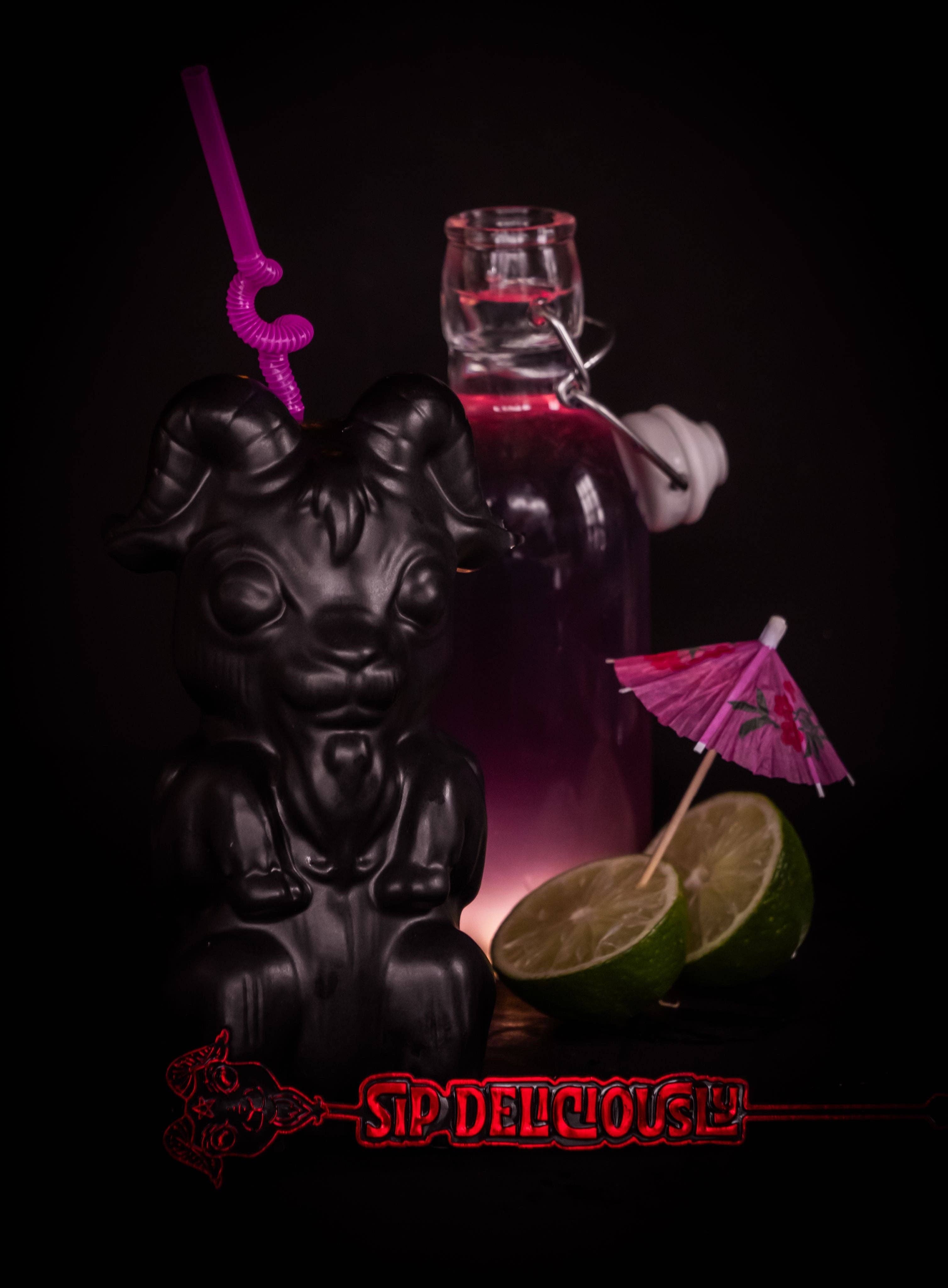 The Pickety Witch - Venta al por mayor Taza - "Disfruta Deliciosamente" Taza Tiki Kid Phillip6