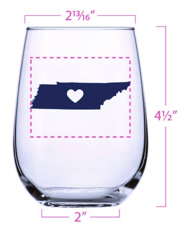 Counter Couture - Wholesale Wine Glass - Custom Stemless Wine Glasses - 1 Color Imprint - 48 pieces9