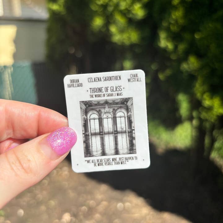 Awfullynerdy.co - Vendita all'ingrosso Adesivo - Adesivo per poster cinematografico Il trono di vetro1