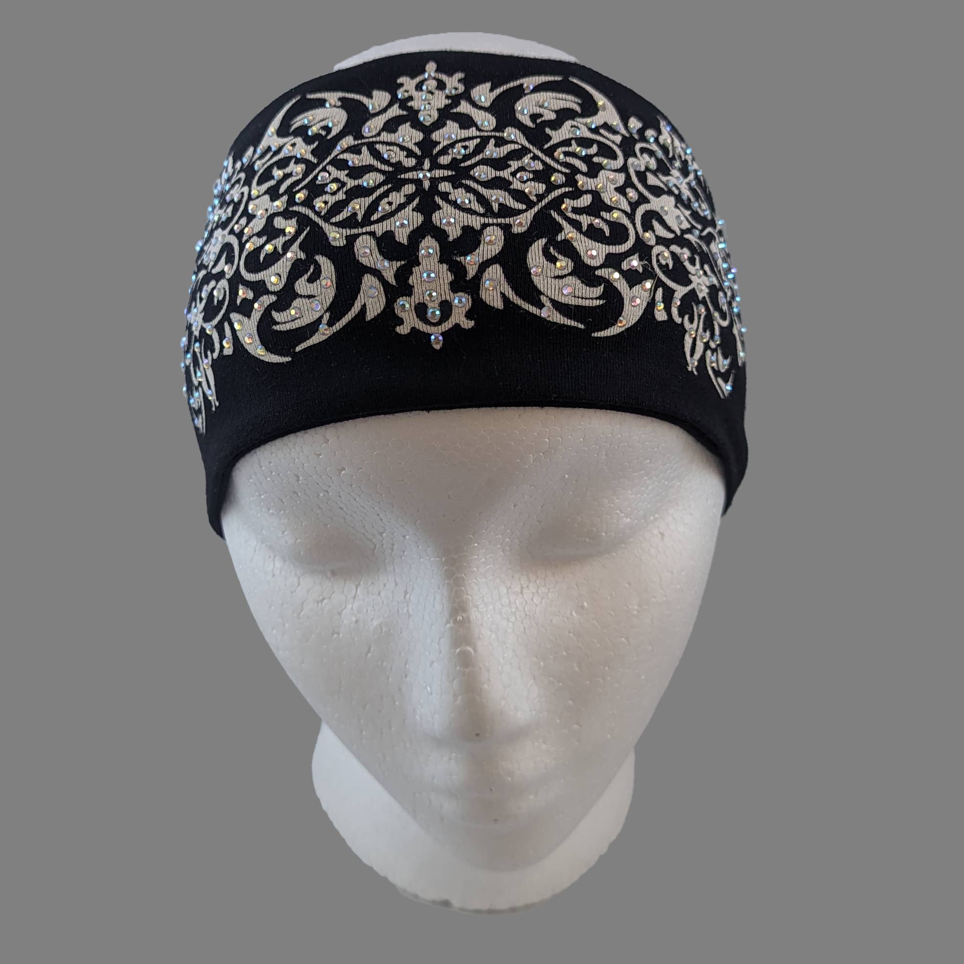 HW100R - Elegant Flourish Head Wrap for wholesale by Gem City Attire