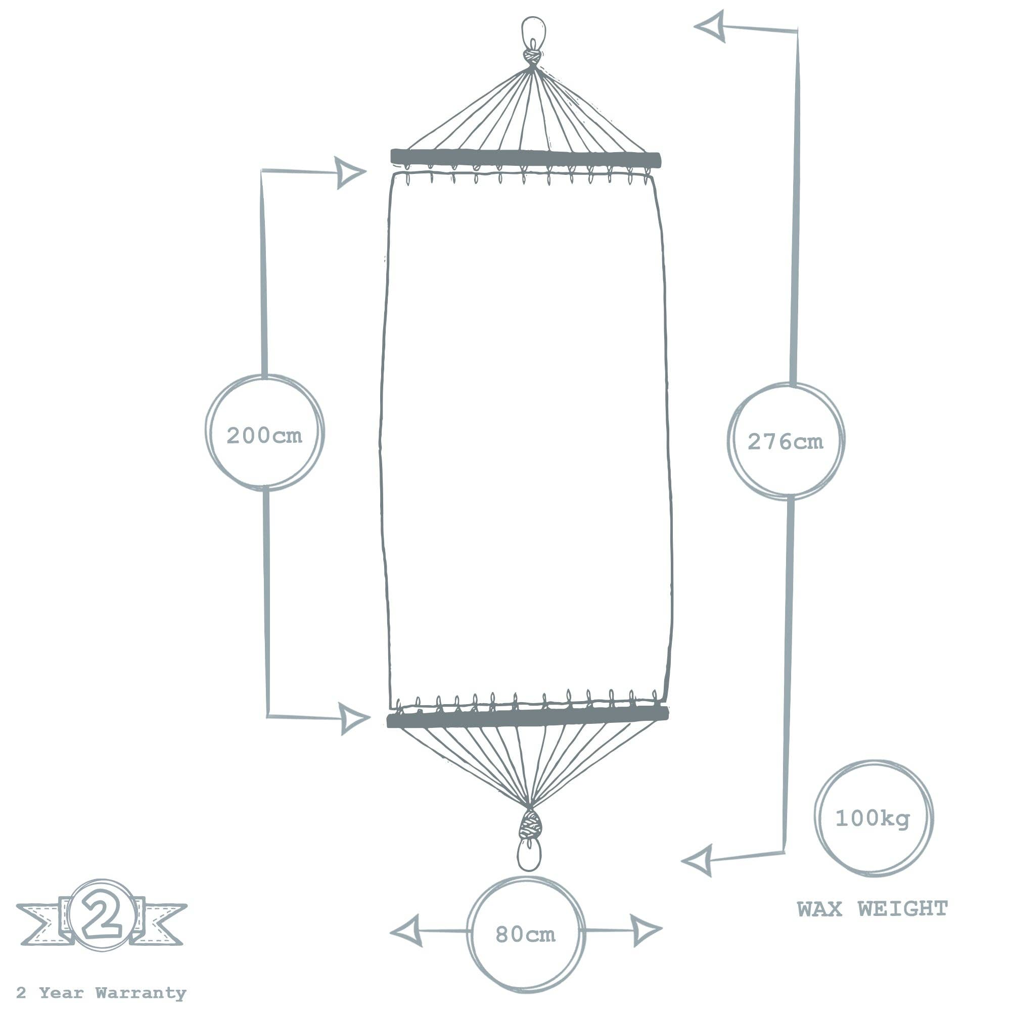Rinkit Ltd – Engroshandel Hængekøje – Harbour Housewares Brazilian Garden Hængekøje4