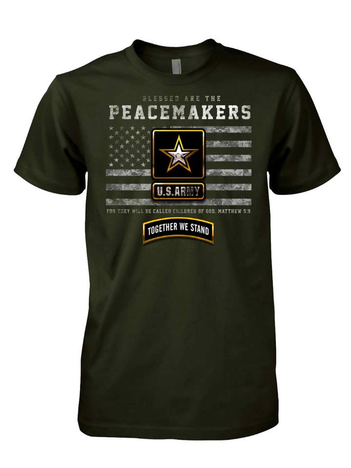 Peacemakers- Army Shirt (Military Green) for wholesale by Red Letter 9