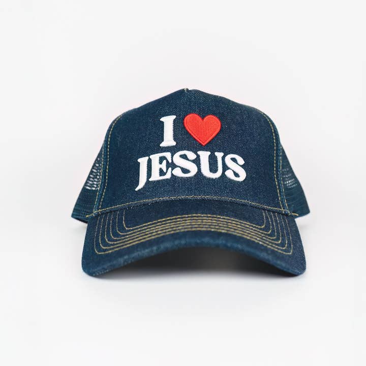 Jenessa Wait - Wholesale Trucker Hat - Women's - Hat: I love Jesus