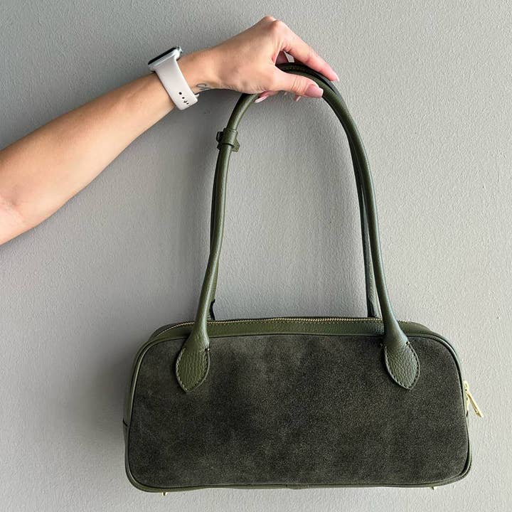 Justin Gregory Inc - Wholesale Shoulder Bag - Women's - PAULA SUEDE Shoulder Handbag4