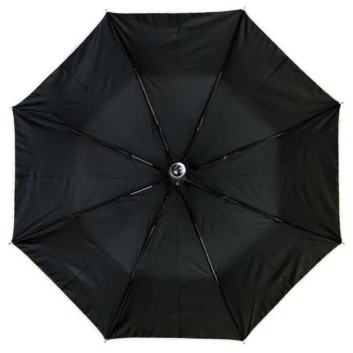 Cap Zone - Wholesale Umbrella - Unisex - Solid Khaki Outline Compact Travel Size Umbrella4