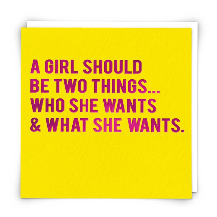 Flicka Gratulationskort för wholesale av Redback Cards UK