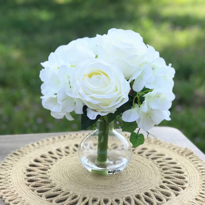 WGV International - Wholesale Vase - WGV Small Round Bud Vase - 4" x 4"H