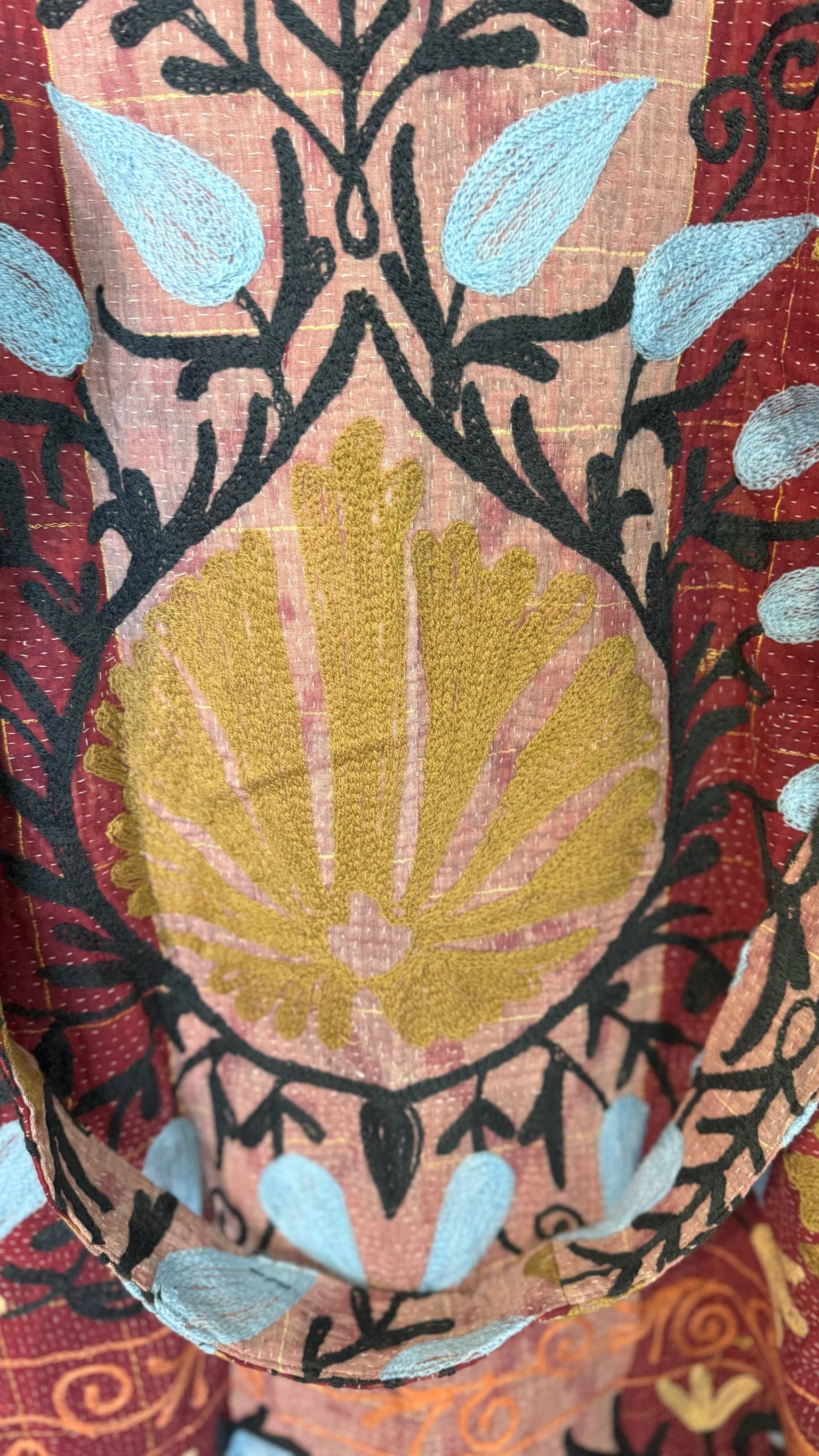 Wylder Trading Company - Wholesale Fur/Faux Fur Coat - Women's - Canyon Bloom Coat 027 (Long-Length) | Penny Lane Style Boho9