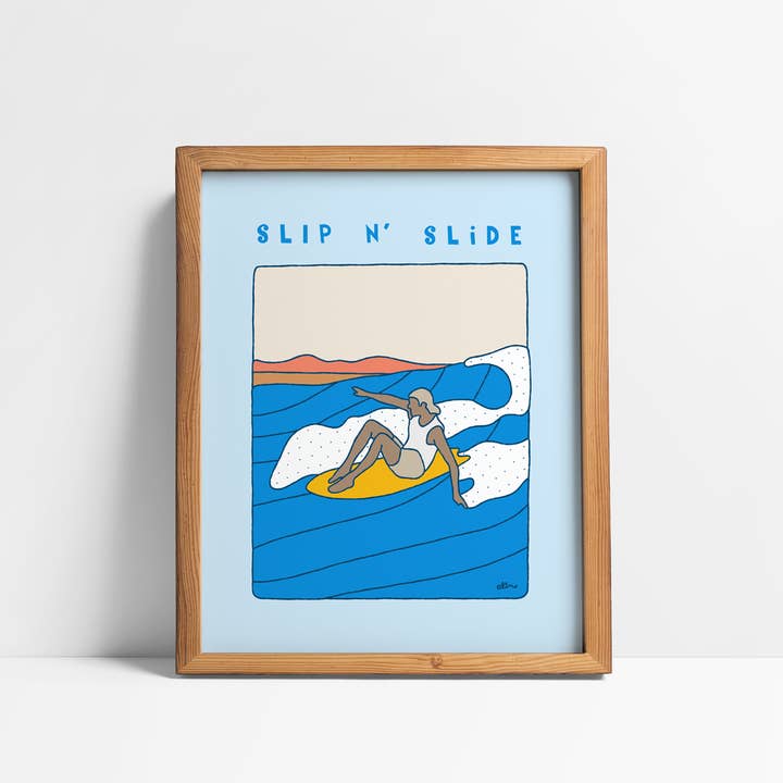 Slip N 'Slide Art Tryck för wholesale av Alimo