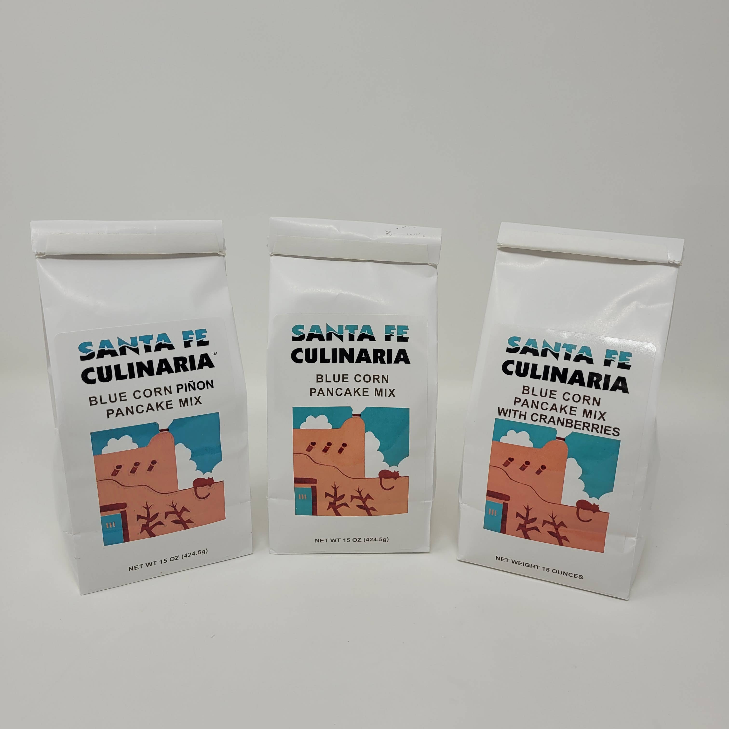 Santa Fe Olive Oil - Wholesale Pancake Mix - Blue Corn Pancake Mix 15oz (425g)1