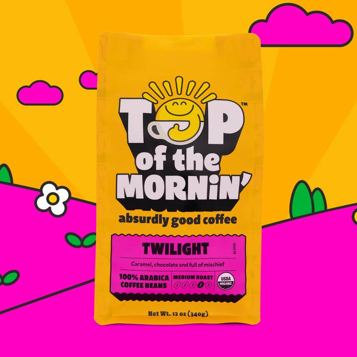 Twilight (Medium Roast Coffee) for wholesale by Top of the Mornin' Coffee