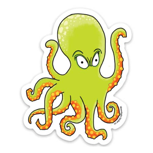 Octopus Sticker for wholesale by Moon Light Sticker Co