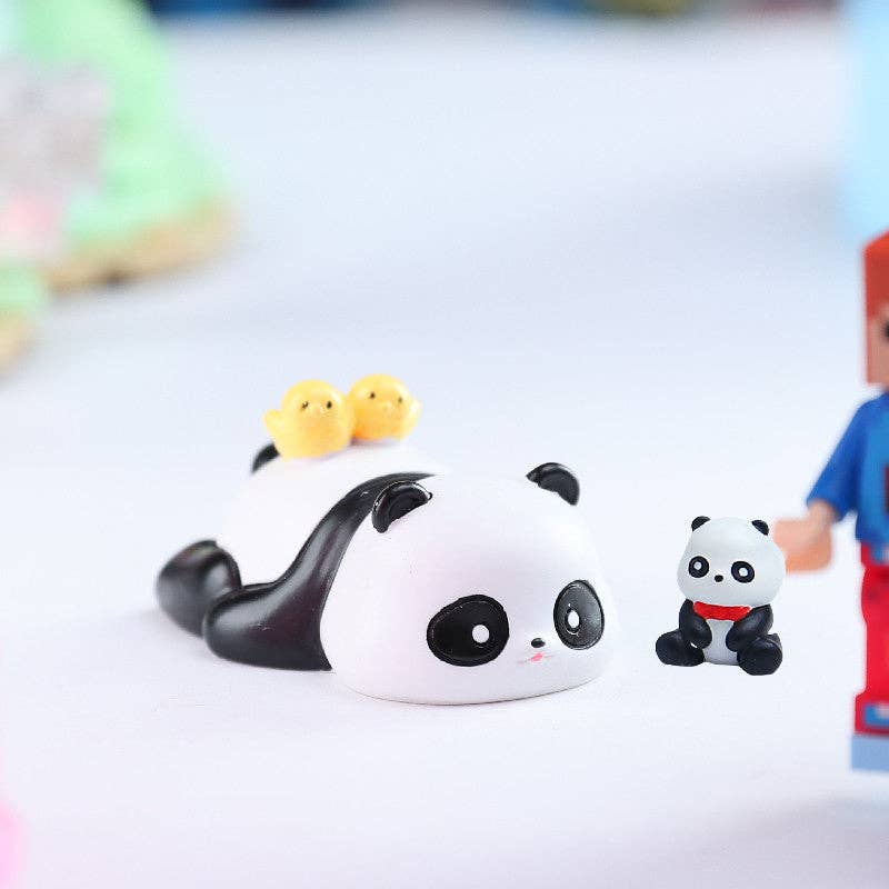 BCmini - Wholesale Decorative Figurine - 71004 PANDA FIGURINE BLIND BOX-812