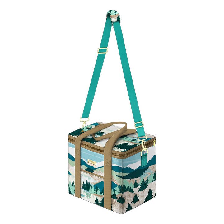 Firkantet Køletaske Grænseløs Eventyr, Omfavn Naturen og Det Majestætiske Bjergdesign for engroshandel hos OEELINN