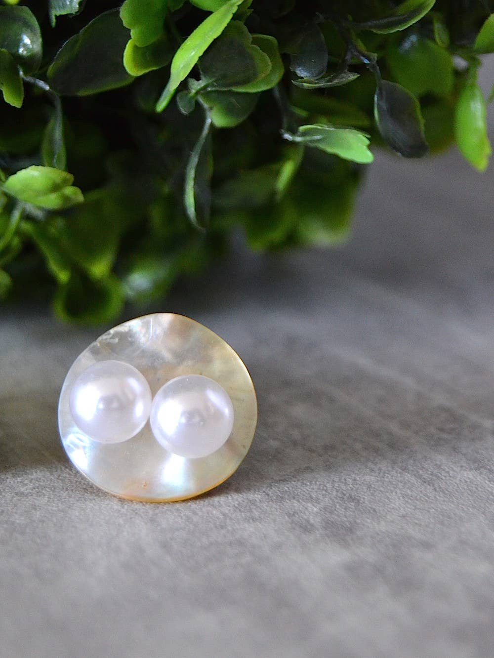 NATURE ET LIN - Wholesale Dangle Earrings - PERLES - Round stud earrings made in France5