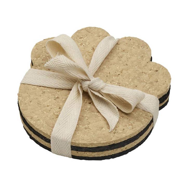 Recycled Rubber Coaster Set | Paw for wholesale by Speckle and Spot by Ore’ Originals
