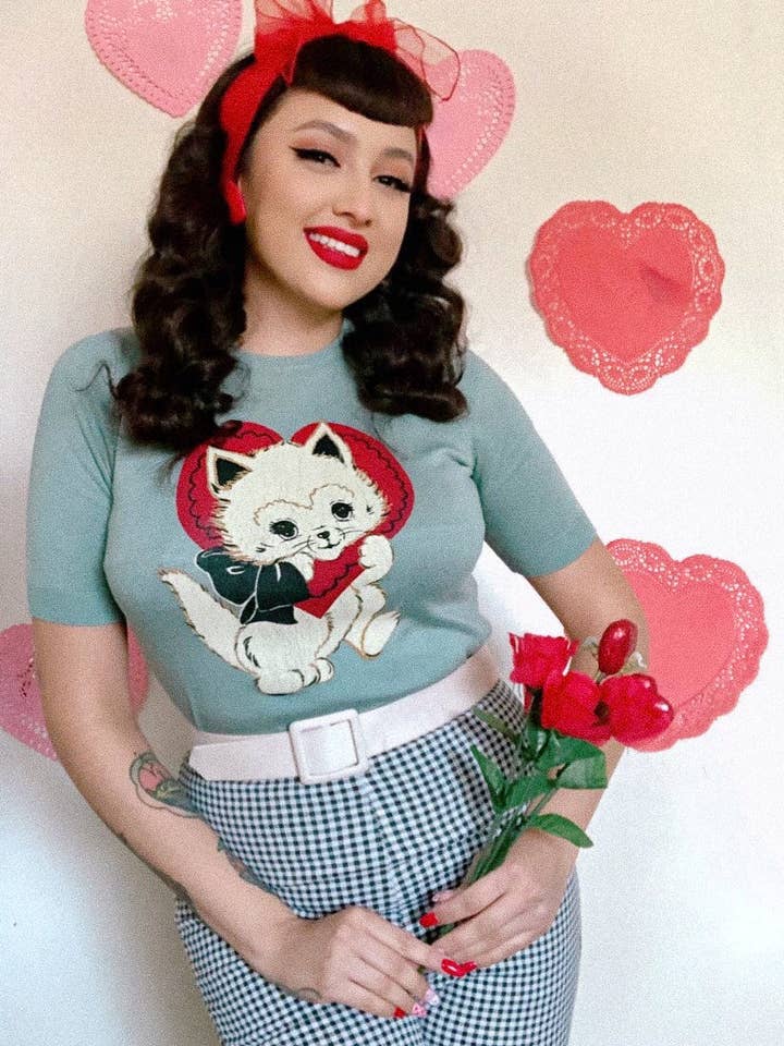 Jersey de manga corta Be Mine en Jade para venta al por mayor de Mischief Made