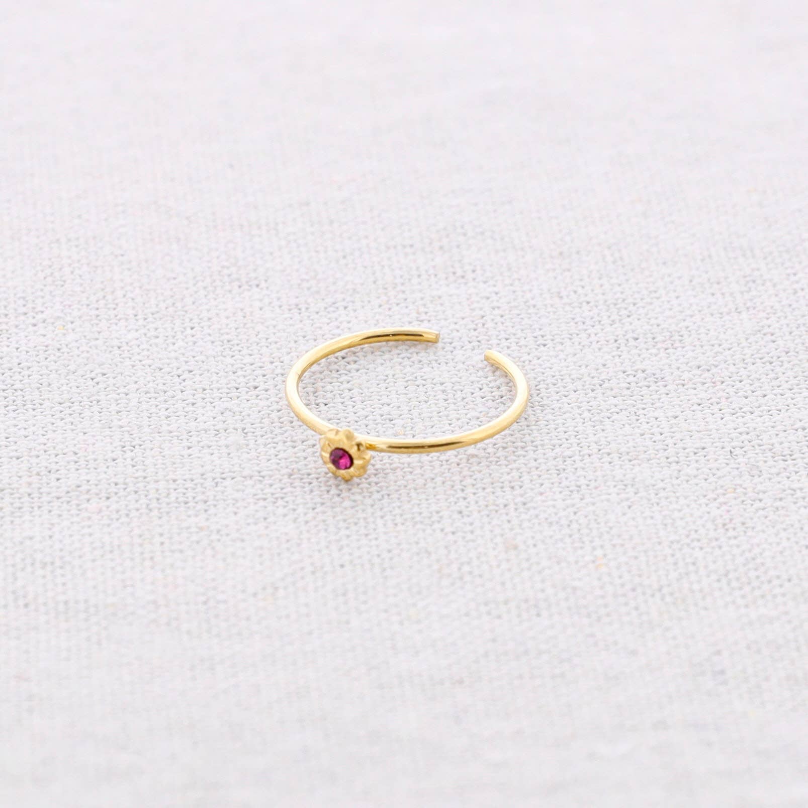 Sonata – Engroshandel Multifingerring – Krystalblomst stålring2