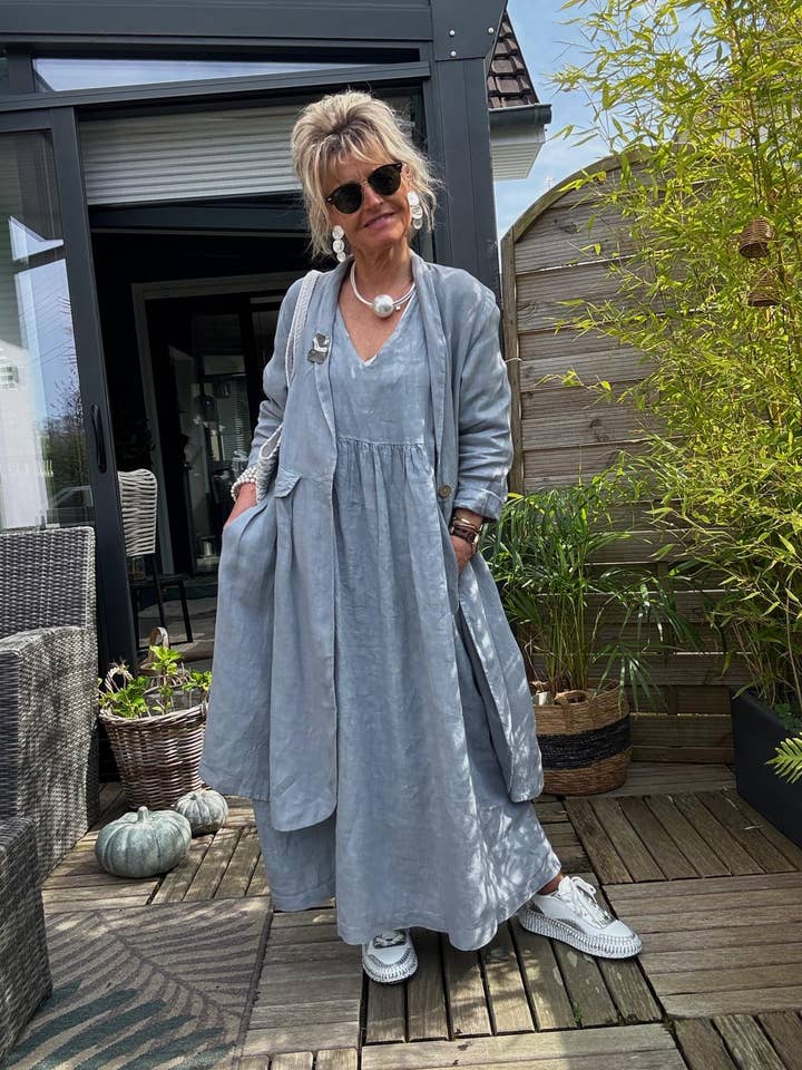 LINEN & COTTON HOUSE - Wholesale Jacket - Women's - 1142 SPRING SUMMER CLOTHING LINEN JACKET51