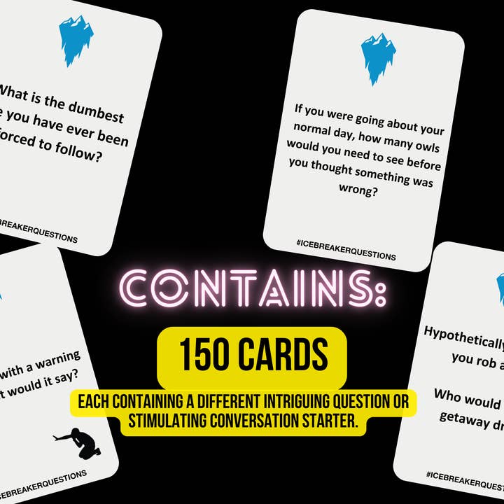 North American Weekend Association - Wholesale Card Game - The Best Icebreaker Questions - Card Game™1