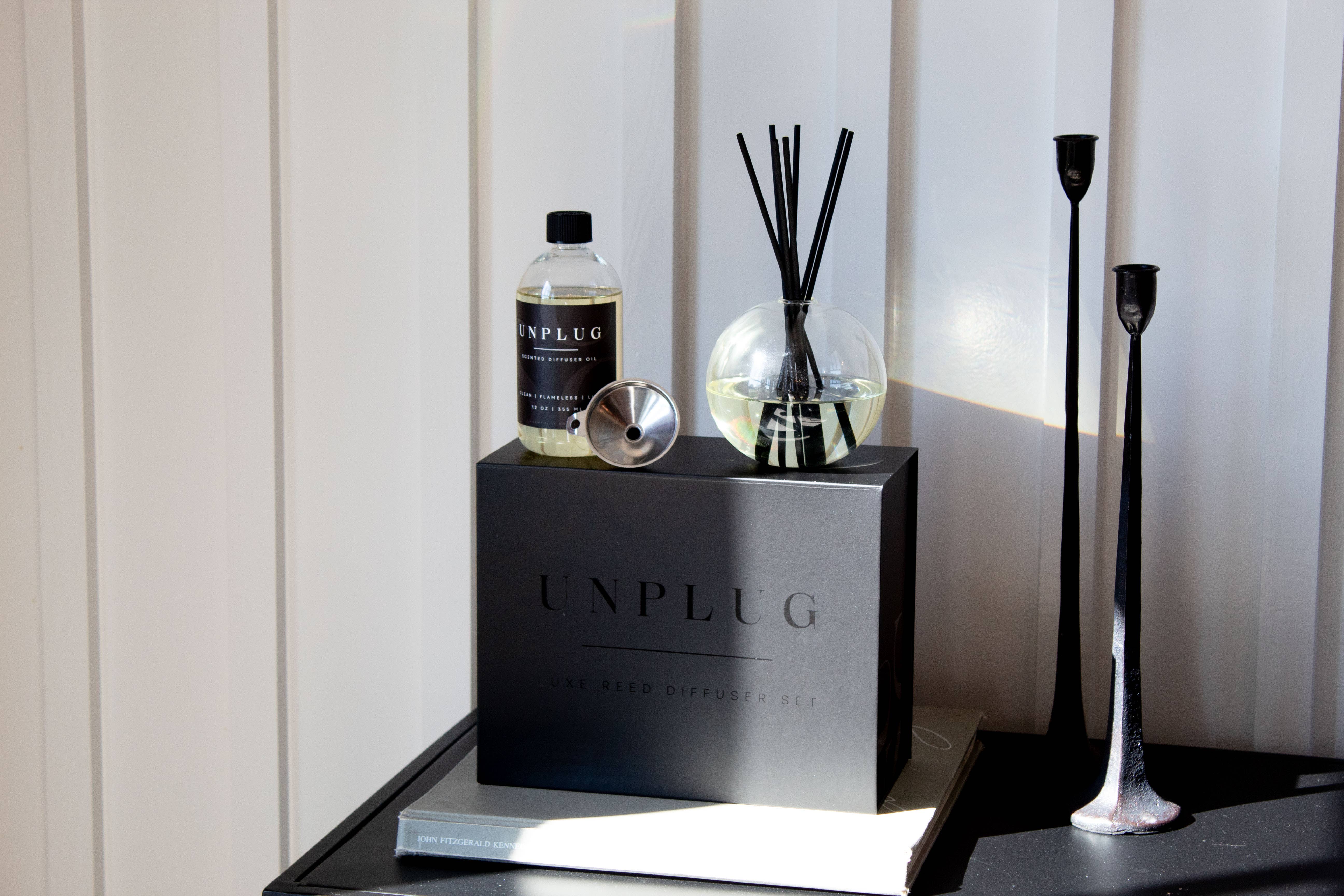 Unplug Soy Candles - Wholesale Reed Diffuser - Luxe Reed Diffuser I Oil Diffuser Set5