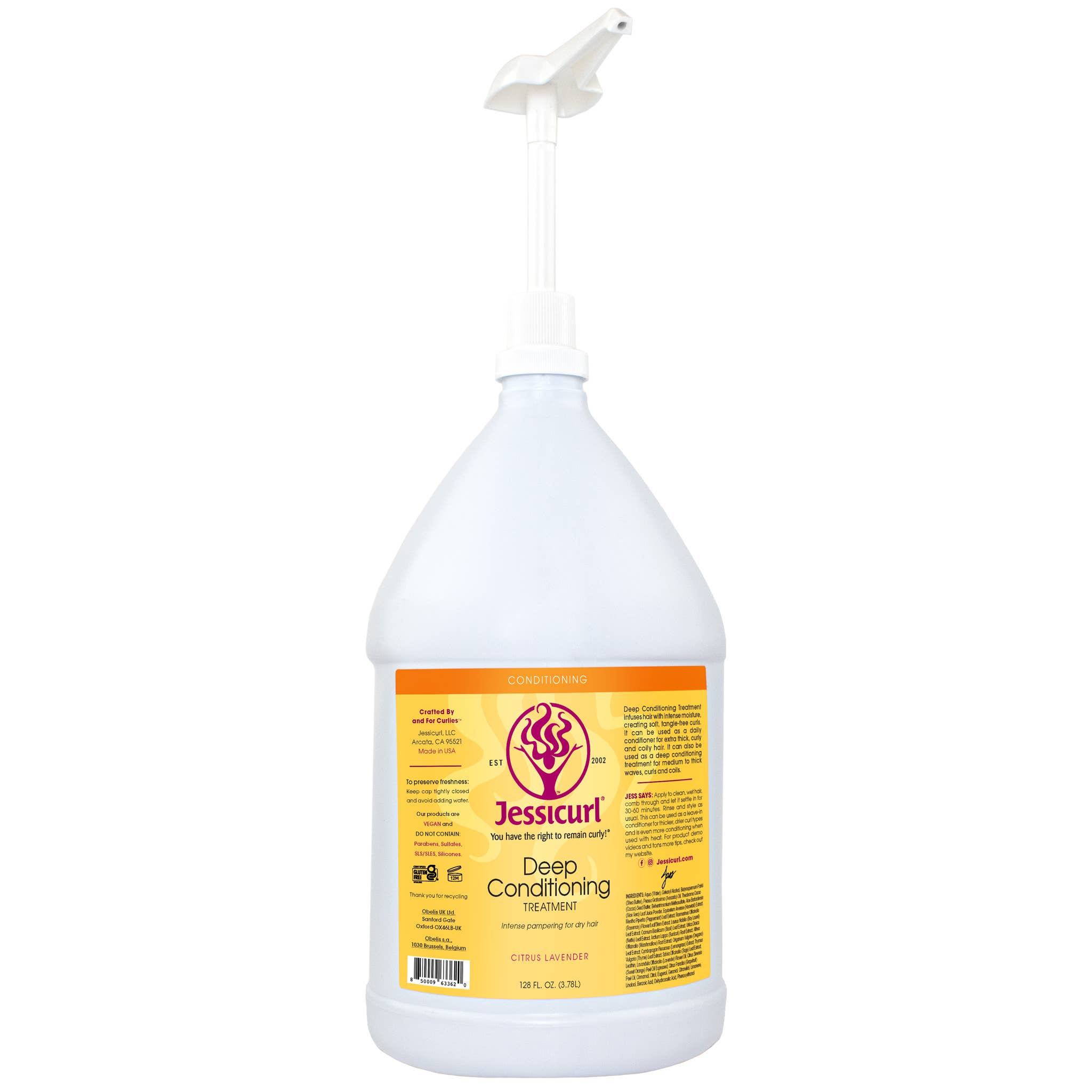 Jessicurl - Venta al por mayor Acondicionadores de pelo - Tratamiento acondicionador profundo Jessicurl, 1 galón1