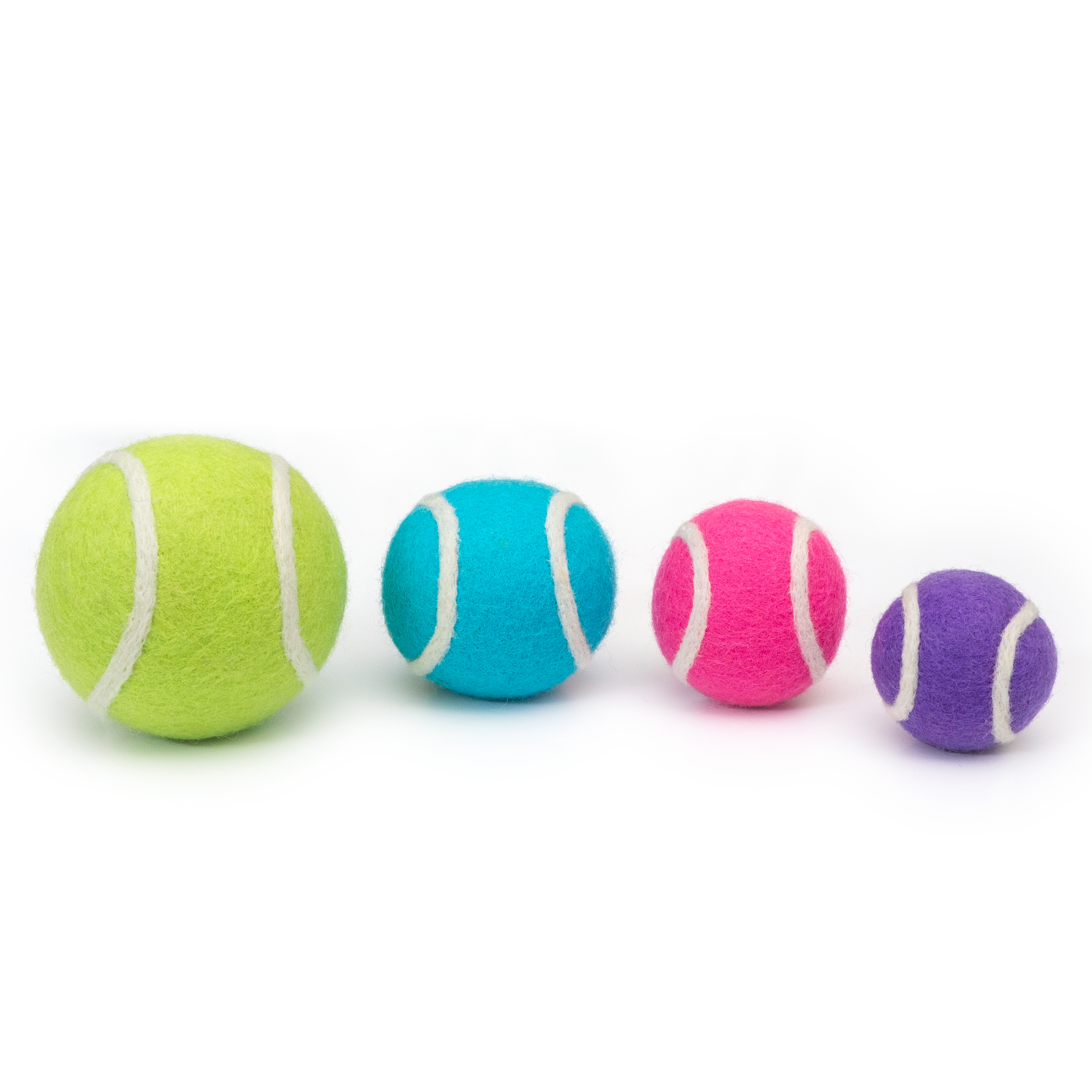 Friendsheep – wholesale Pet fetch ball – Dog – Pet Toy Tennis Wool Ball - Set of 2 - Dog Cat - TEAL & GREEN10