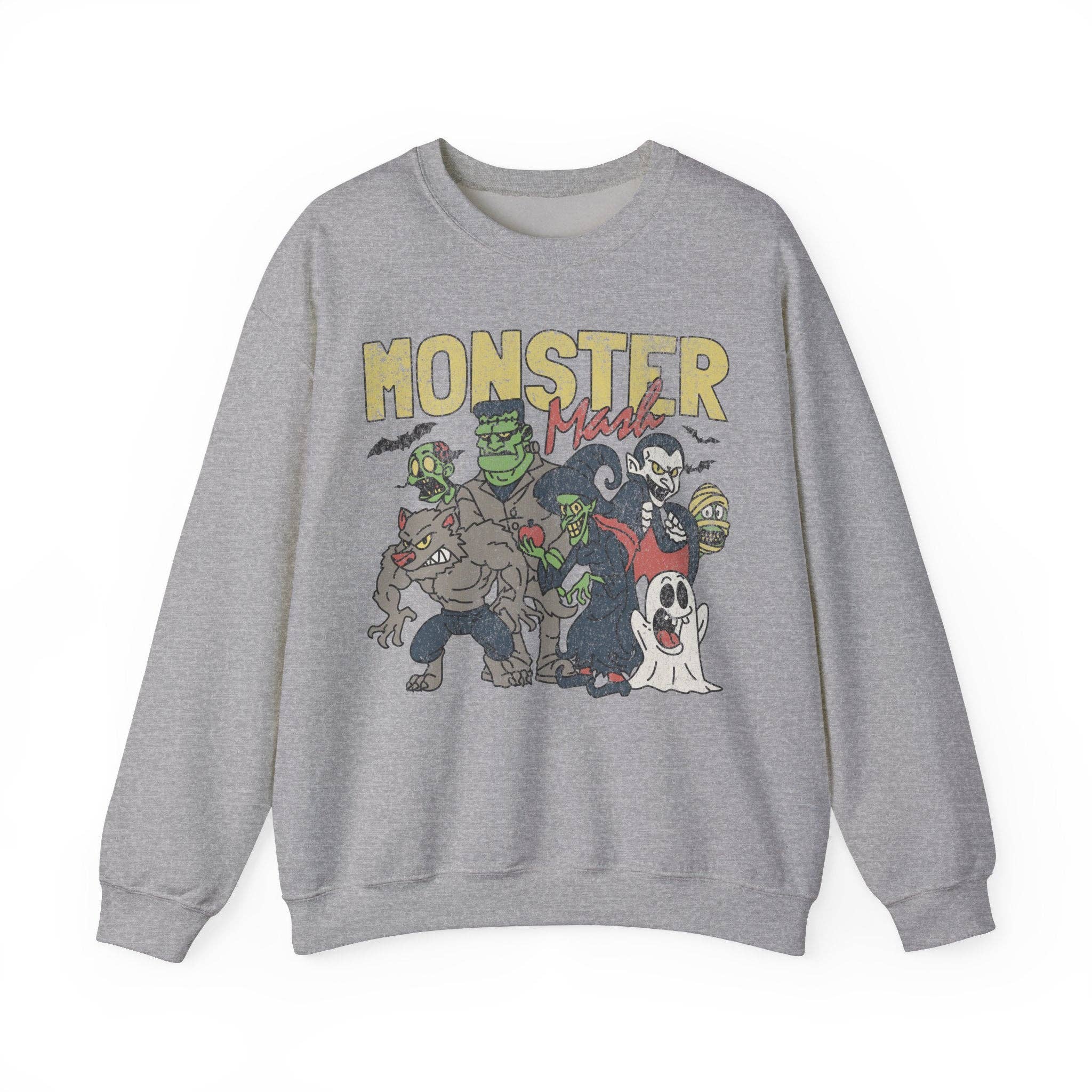 KILLER RETRO - Wholesale Graphic Sweatshirt - Unisex - Vintage Monster Mash Sweatshirt3