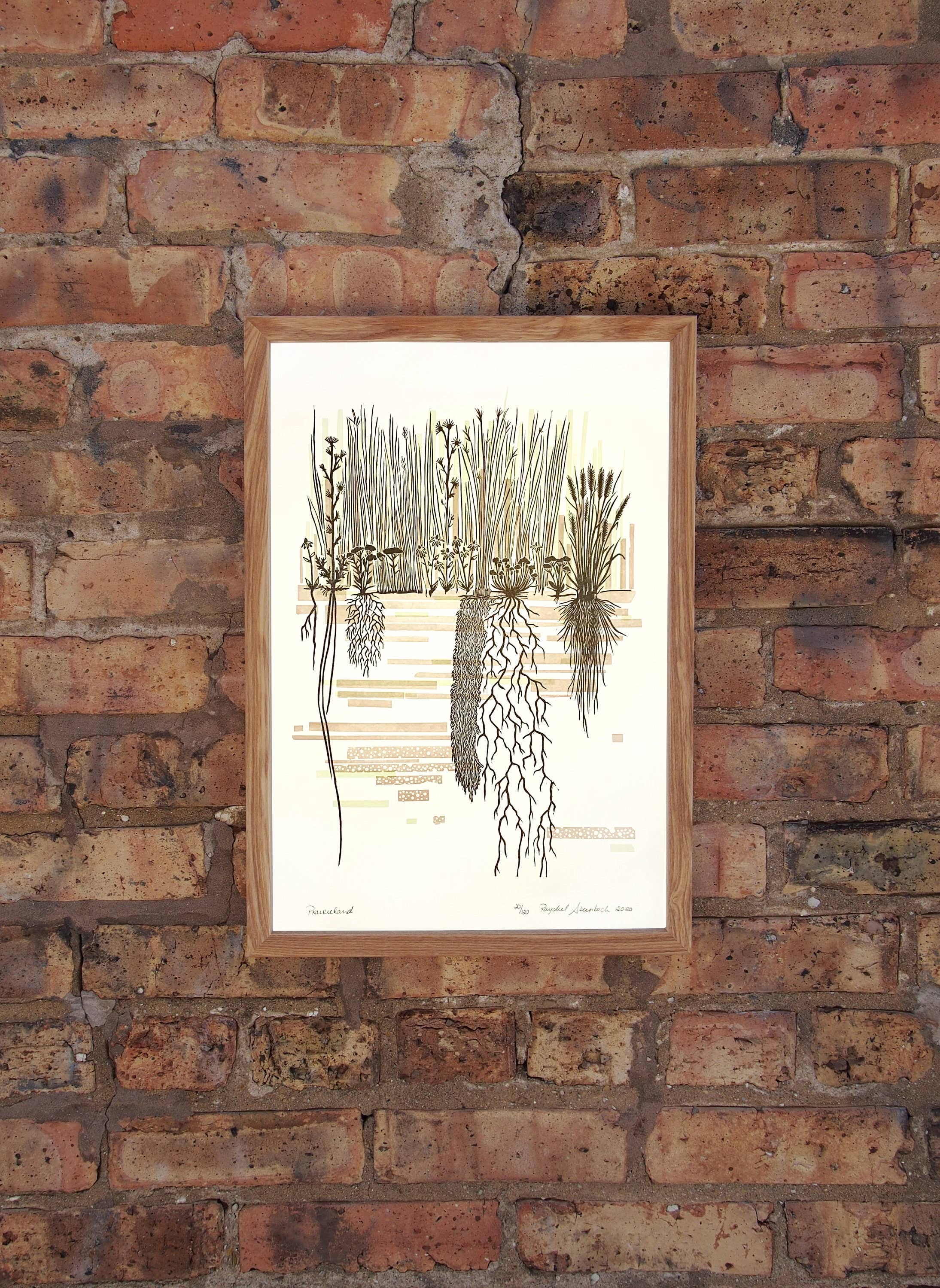 Current Location Press - Wholesale Art Print - Prairieland II - Limited Edition Letterpress Print3