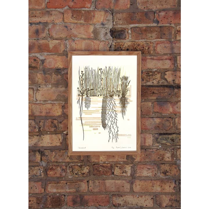 Current Location Press - Wholesale Art Print - Prairieland II - Limited Edition Letterpress Print3