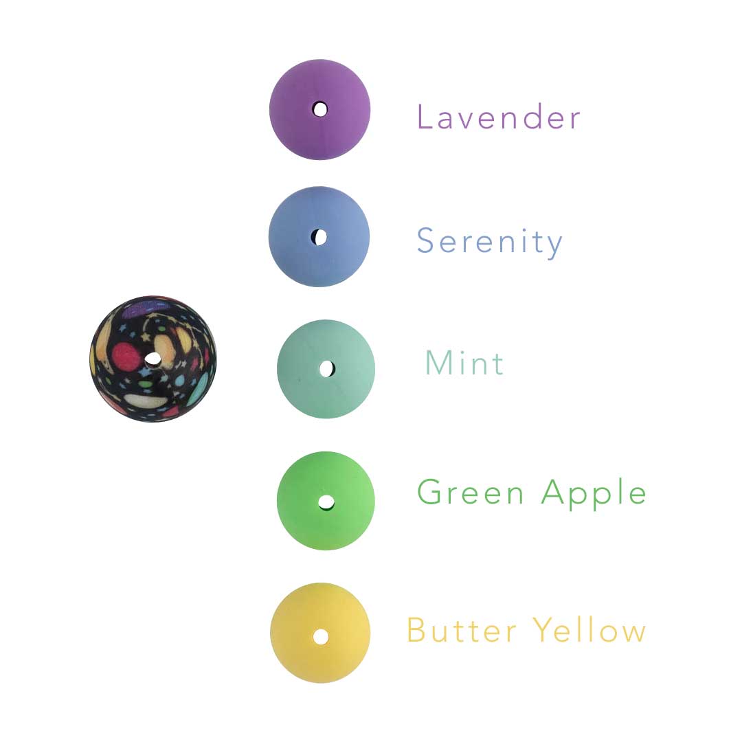 Cara & Co Silicone Craft Supply - Wholesale Craft Supplies - Standard Silicone Print Beads91