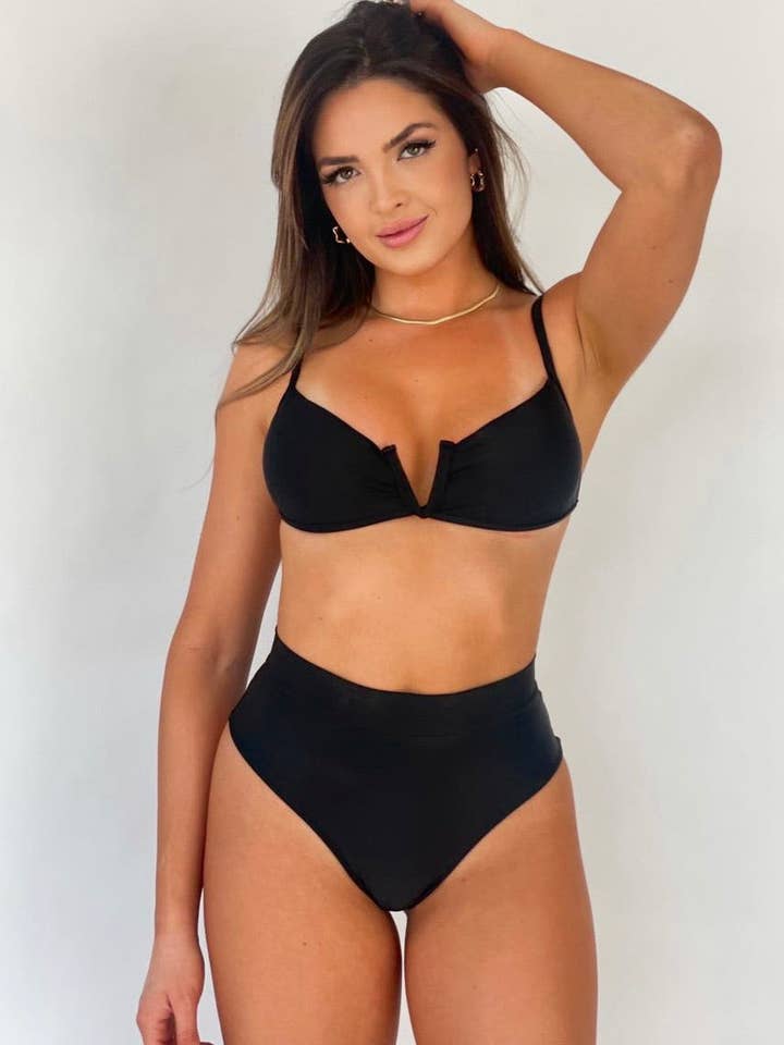 Top Cape Town Zwart voor wholesale door VL Swimwear