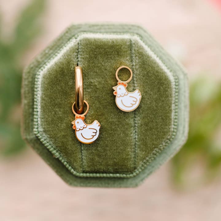 Chicken Charms for wholesale by Pierced Co