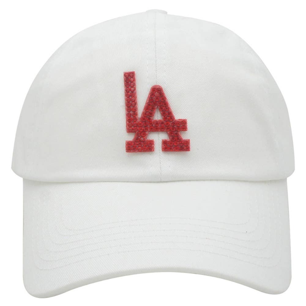 JOIA ACCESSORIES - Vente Casquette de baseball – femme - DOUBLE LINER LA RS LETTER CAP, IHT 72448CP4