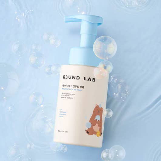 Round Lab Baby Mild Top to Toe Wash 300ml for wholesale by Exod International