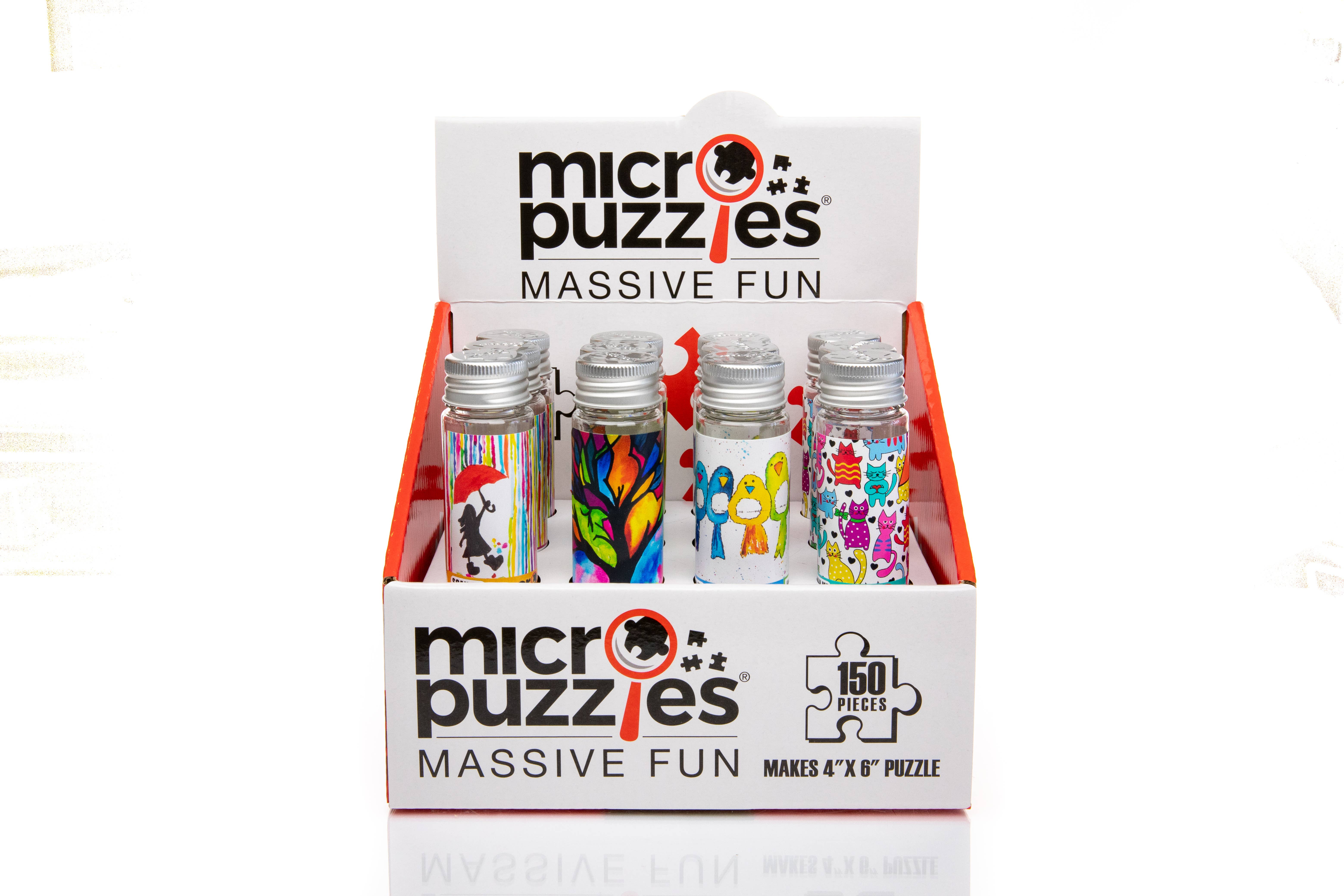 Micro Puzzles - Vente Puzzle – adulte - Présentoir en carton pleine couleur MicroPuzzles2