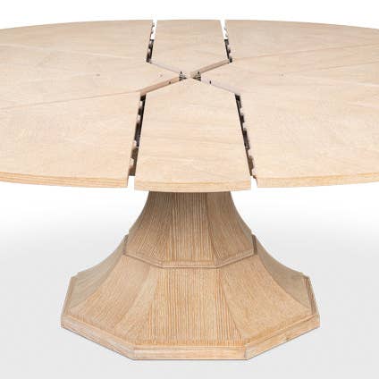 LOOMLAN - Wholesale Side Table - Giselle Jupe Extendable Wooden Dining Table14