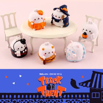 K-Wonderland - Wholesale Figurine Toy - Kids - Special Edition - Molang Halloween Random Figures vol.210