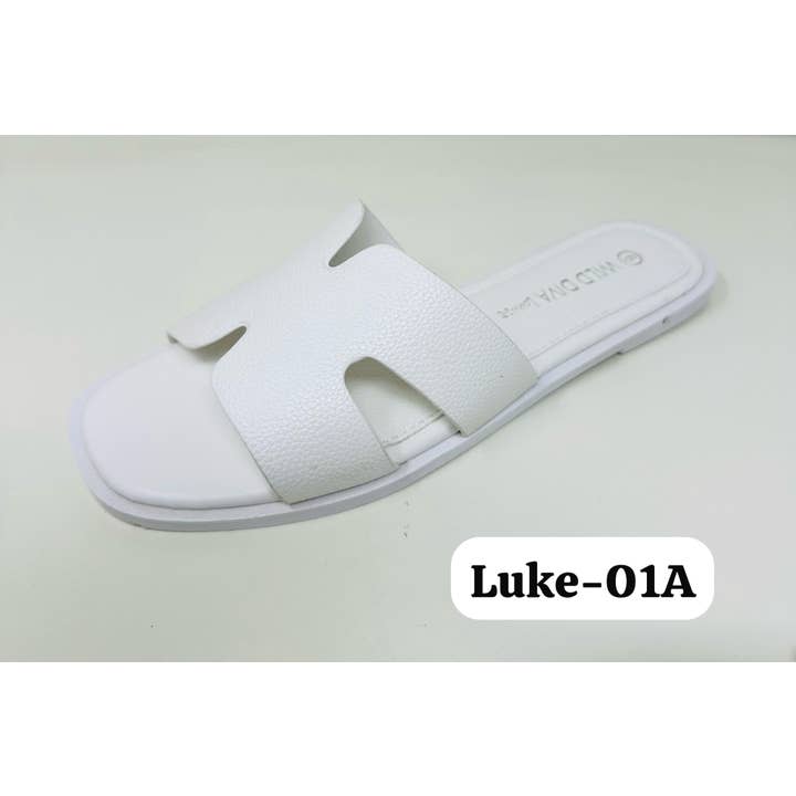 Mars Sky Shoes Wholesale - Wholesale Sandals - Women's - Wild Diva LUKE-01A Women H Band Slide Flat Sandals