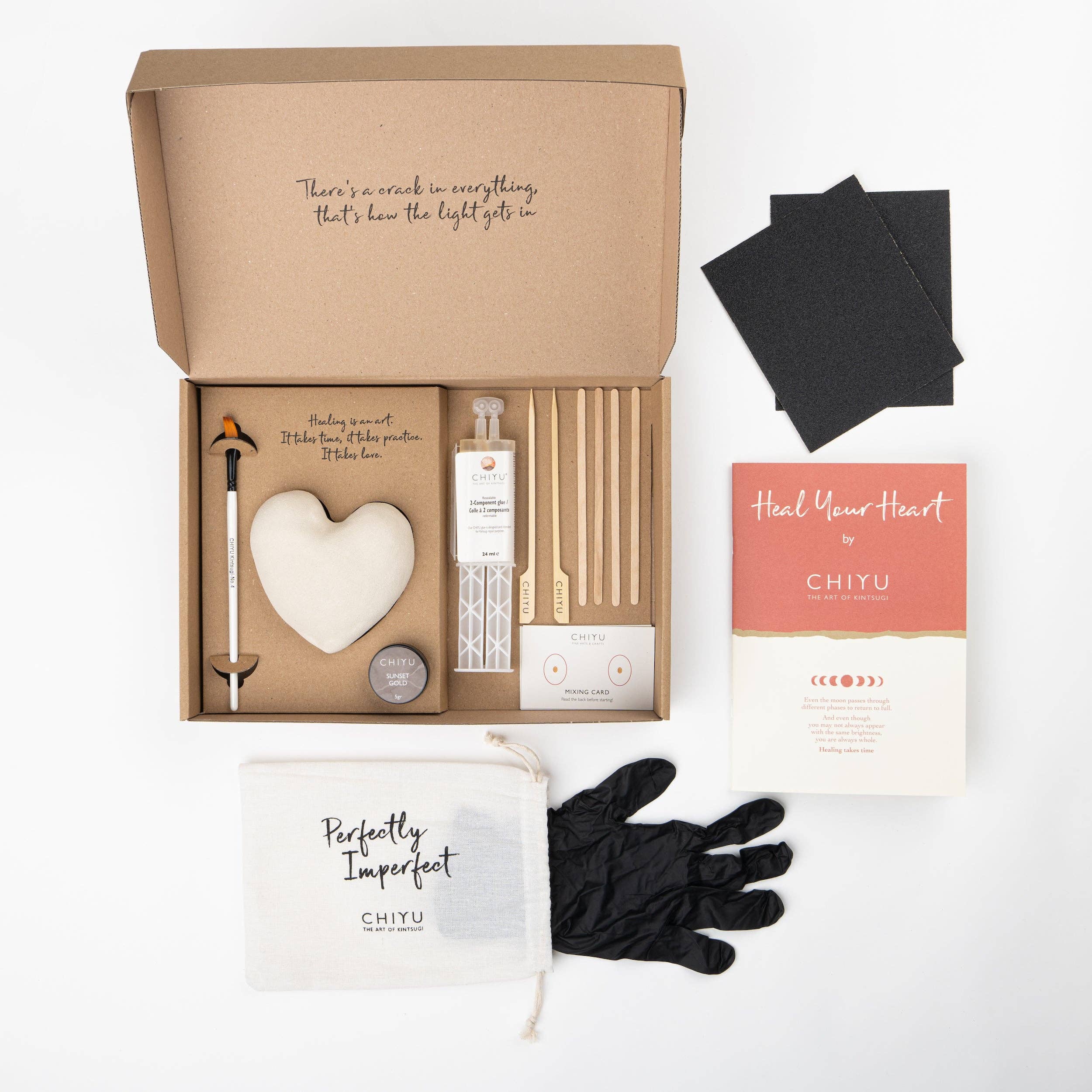 CHIYU Kintsugi – wholesale DIY craft kit – Kintsugi box: Heal Your Heart8