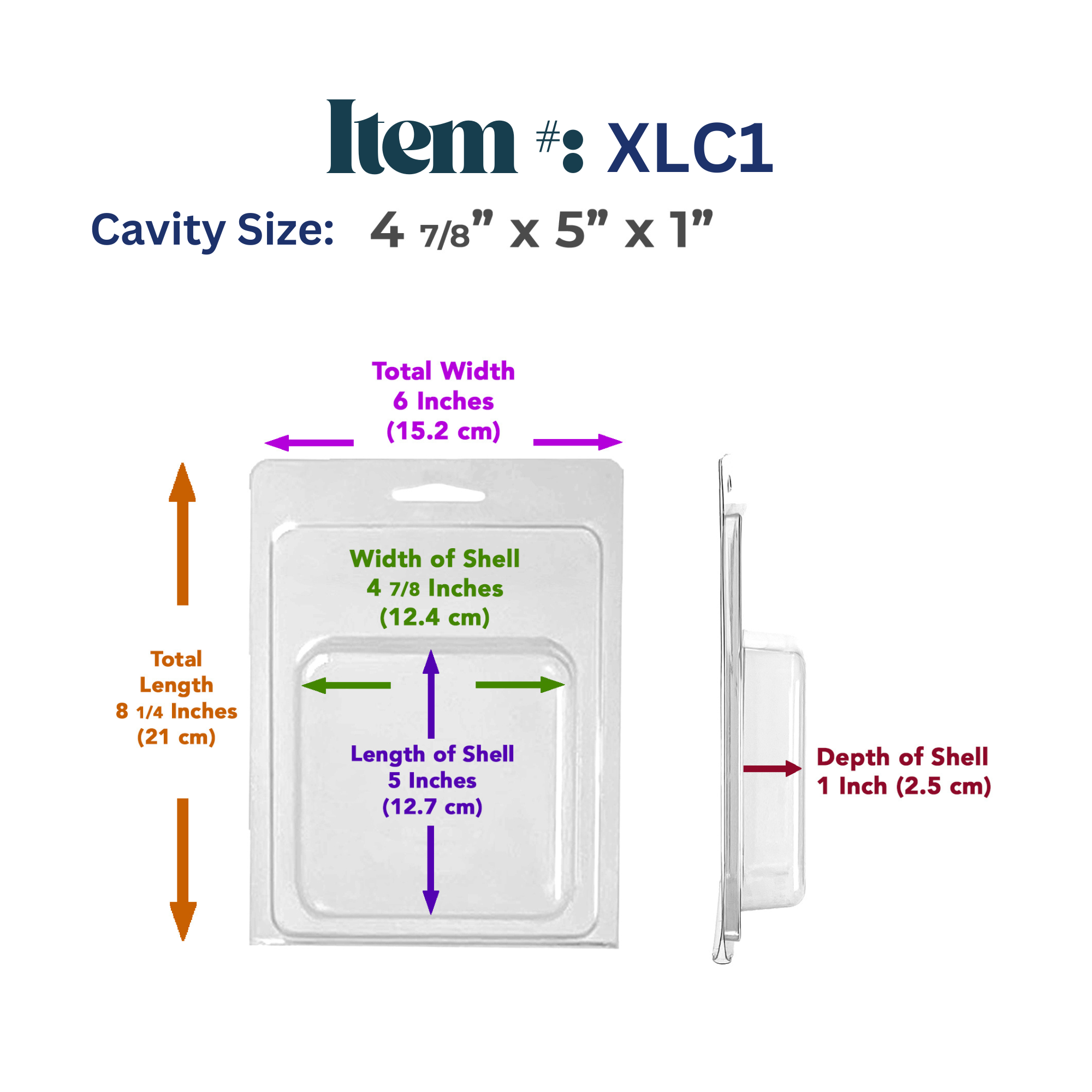 Vici Pack - Wholesale Retailer Display - Beauty & Wellness - Retail Display Clear Blister Packaging, Set of 25 13