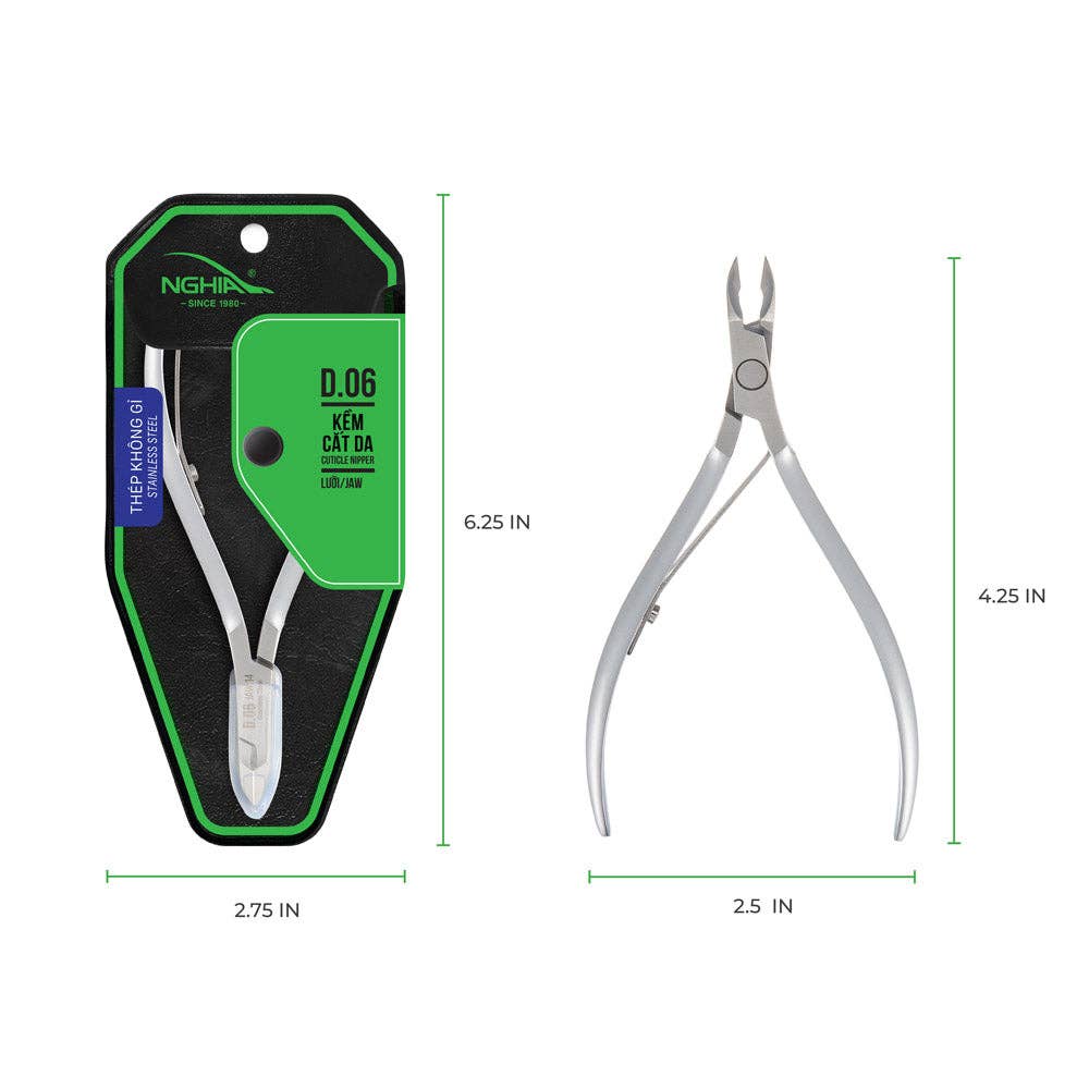 NGHIA - Wholesale Nail Clipper/Scissor - Cuticle Nipper - D-06 (Stainless Steel)2